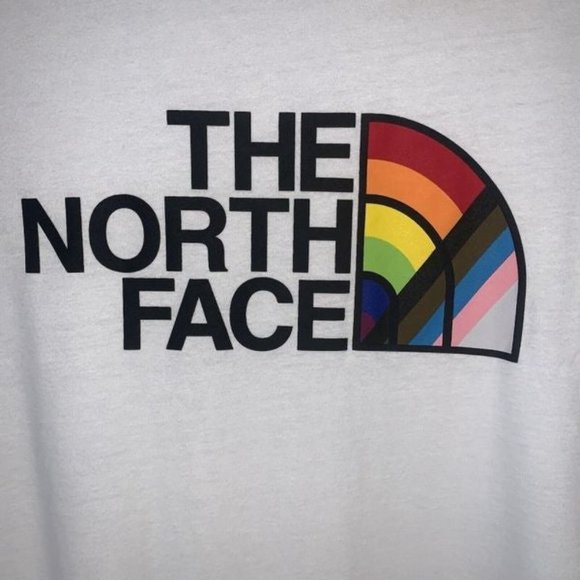 The North Face Pride Tank Top Shirt Standard Fit Mens Size XL NWT White Muscle - Picture 6 of 12